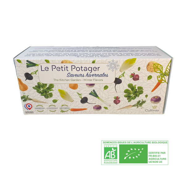 Kit petit potager packaging bio